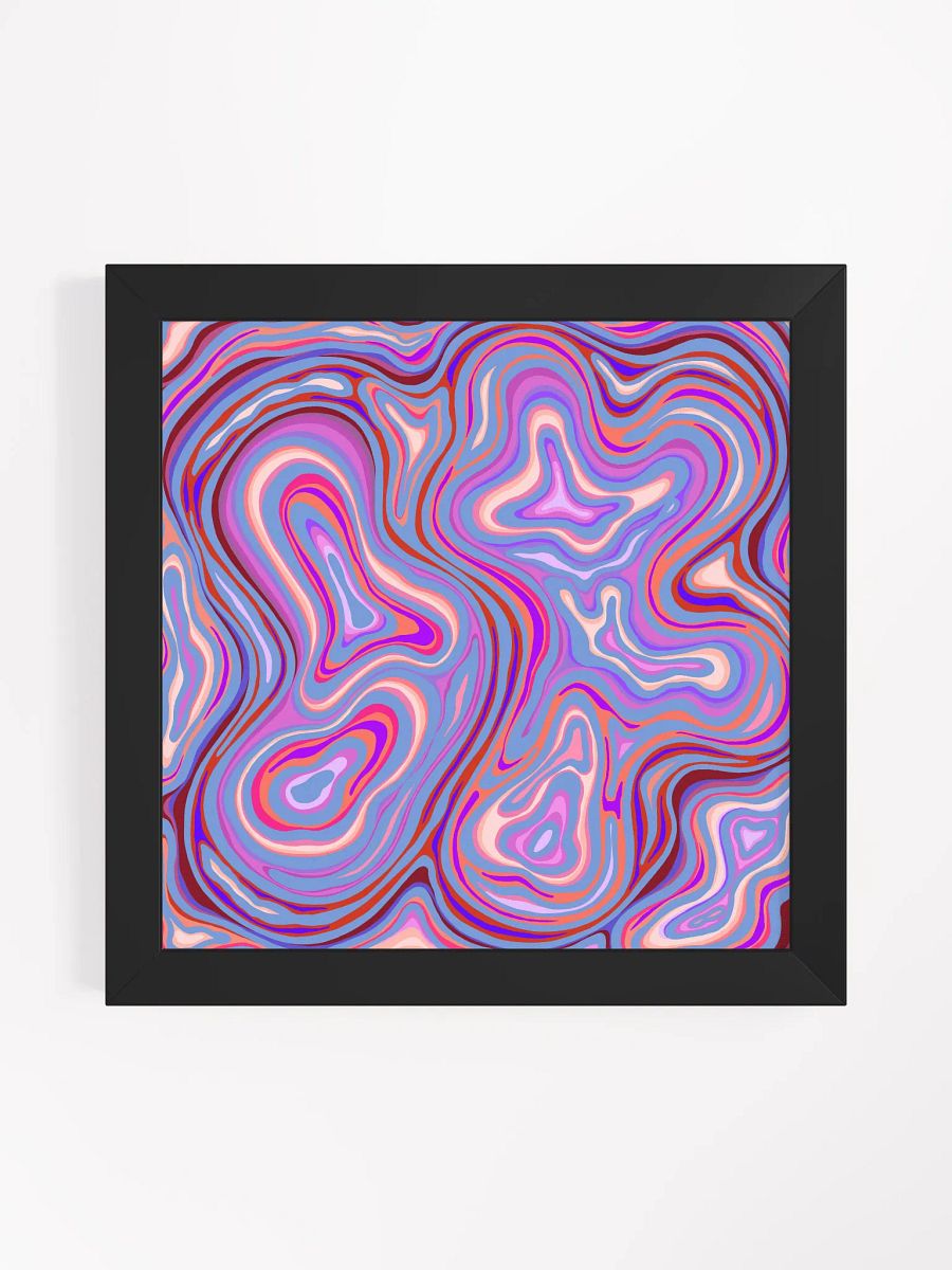 Vibrant Wavelengths Framed Poster - Stone No. 13 product image (11)