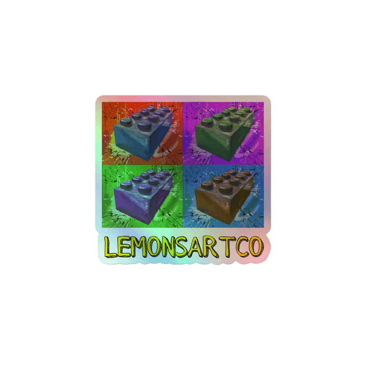 POP Bricks Quattro Holographic Stickers product image (1)
