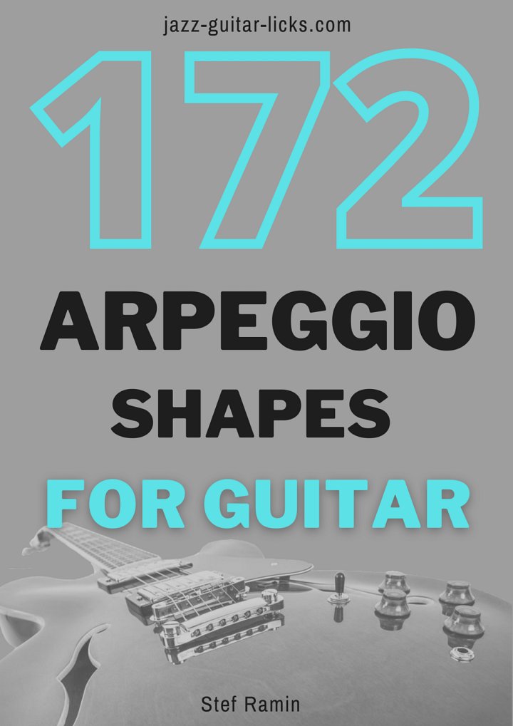 172 Arpeggio Shapes For Guitar - Printable PDF product image (1)