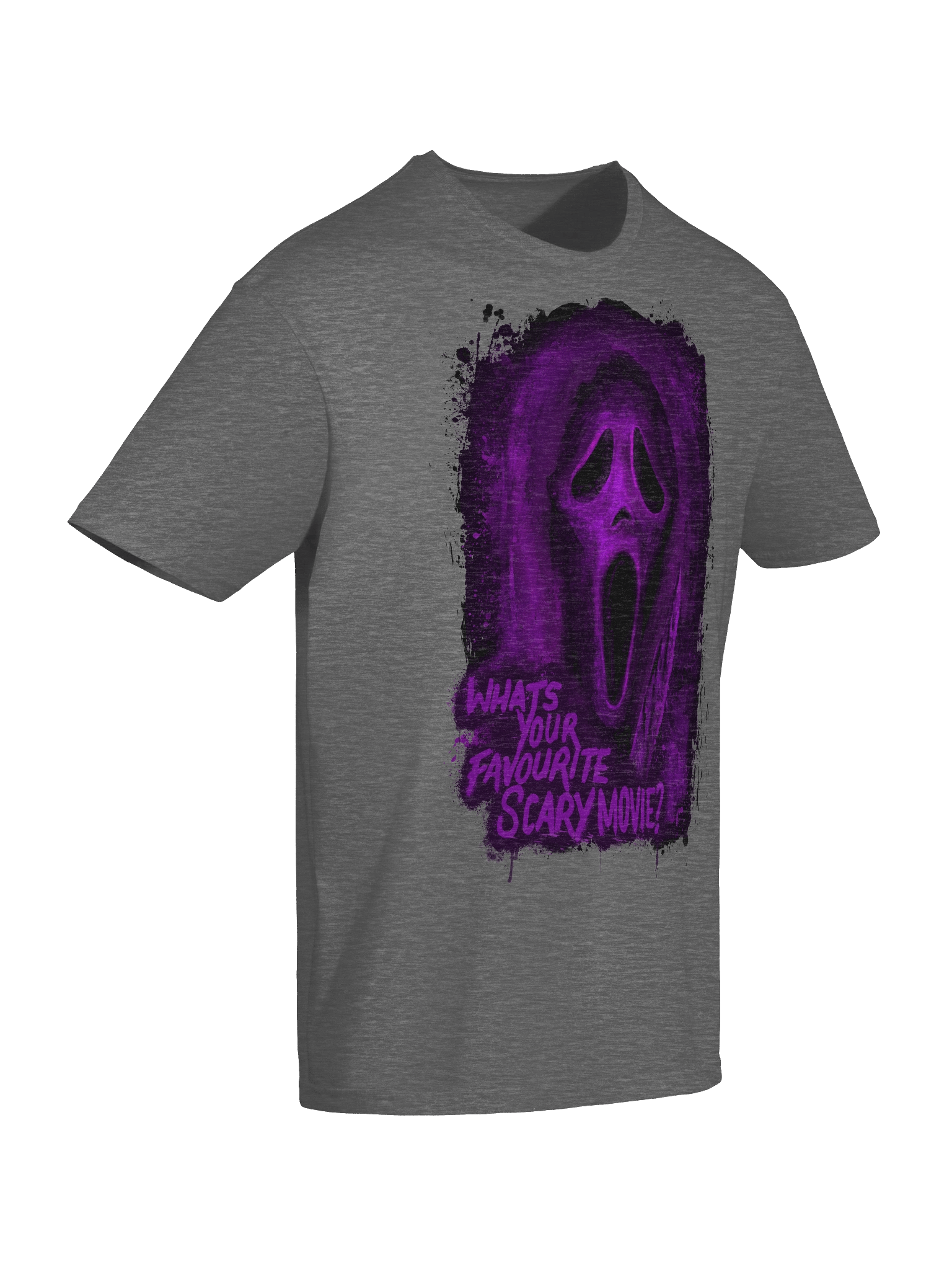 Purple Ghost Face Tee product image (77)