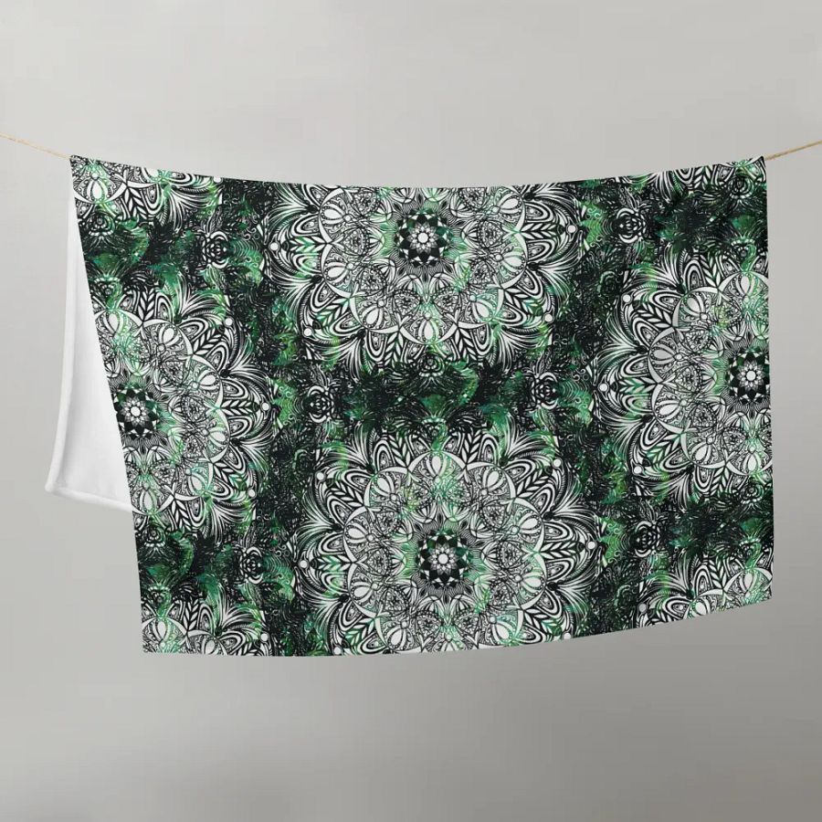 Foliage Fantasy Throw Blanket product image (2)