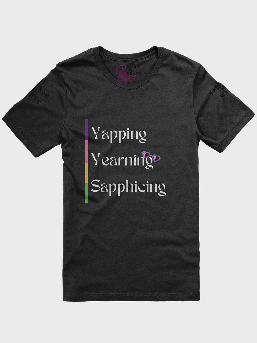 The Sapphic Yearning Tee: For the Yappers, Yearners, and Sapphic Hearts product image (1)