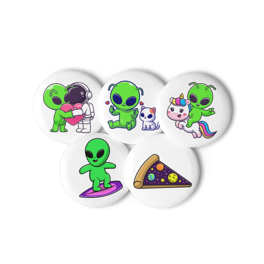 Unicorn Aliens Pin Collection product image (2)