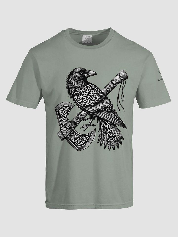 Forged In Valhalla: Raven of the Berserker Axe T-Shirt product image (97)
