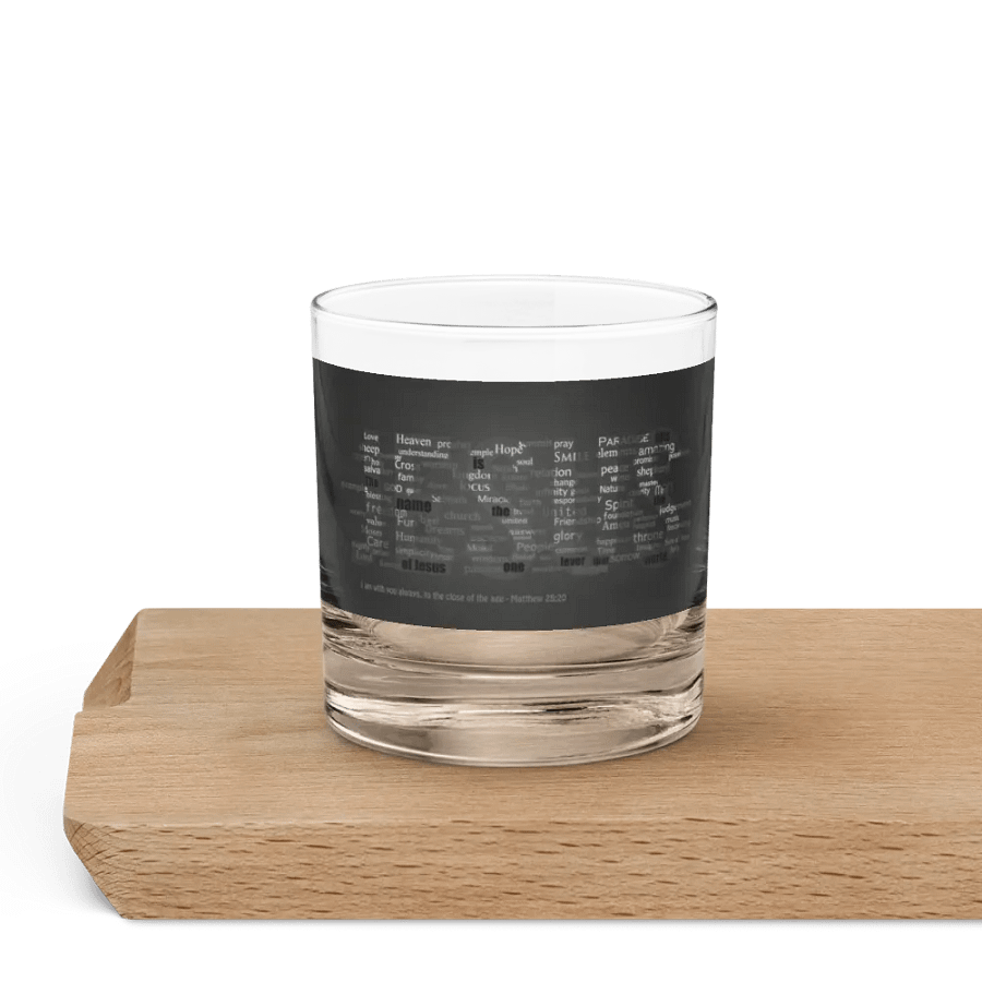 JESUS LOVE Rocks Glass product image (5)