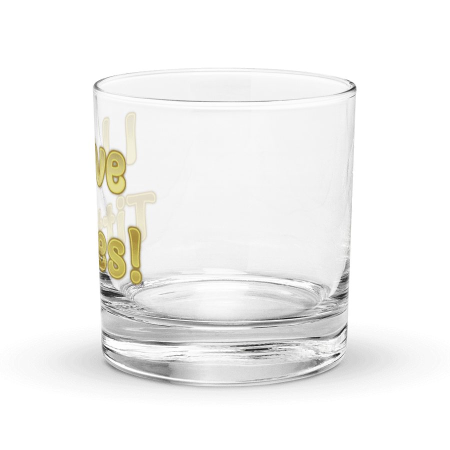 I Love Titties Rocks Glass product image (3)