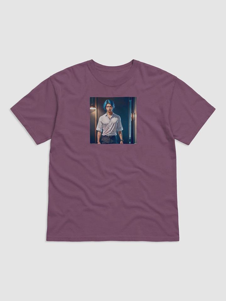 Handsome Guy Blue Hair T-Shirt product image (10)