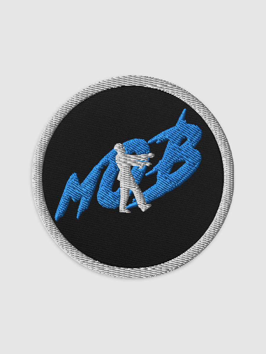 mOB logo embroidered patch product image (1)