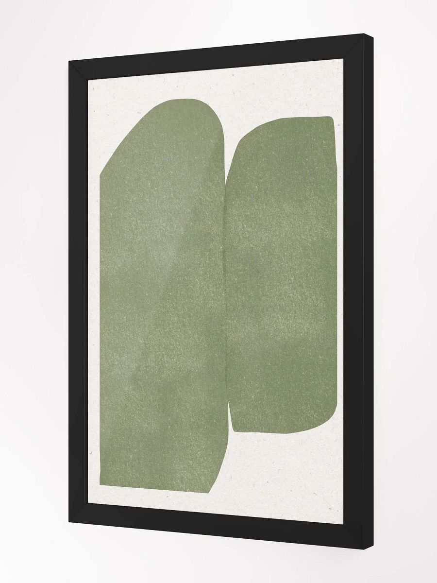 Organic Green Abstract Art Print | Contemporary Abstract Design for Home & Office Decor product image (4)