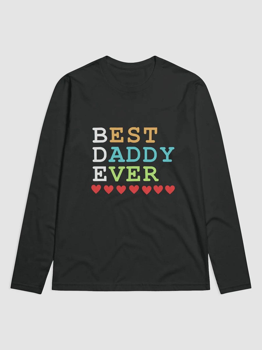 Best Daddy Ever Next Level Premium Fitted Long Sleeve Crew product image (1)