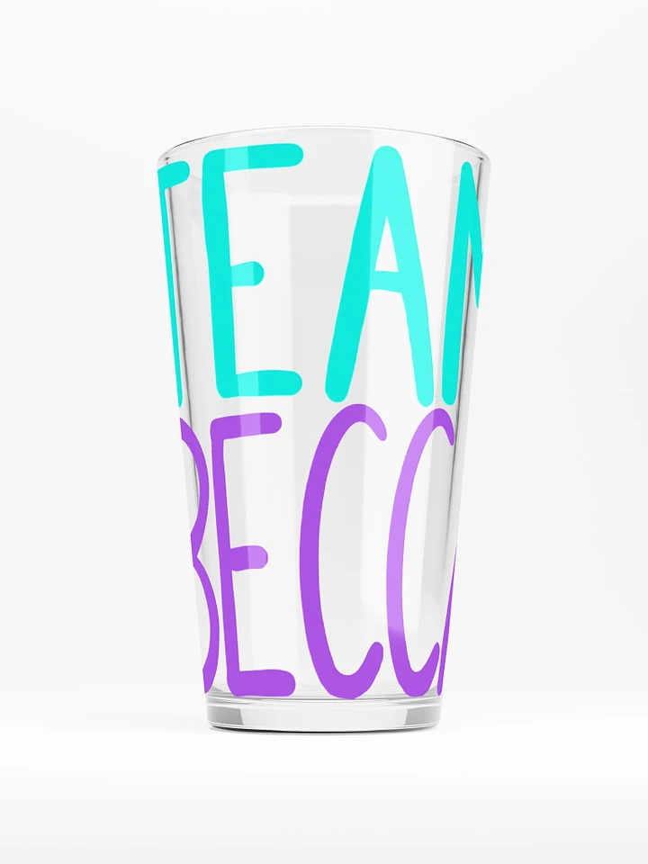 Team Becca Pint Glass product image (1)