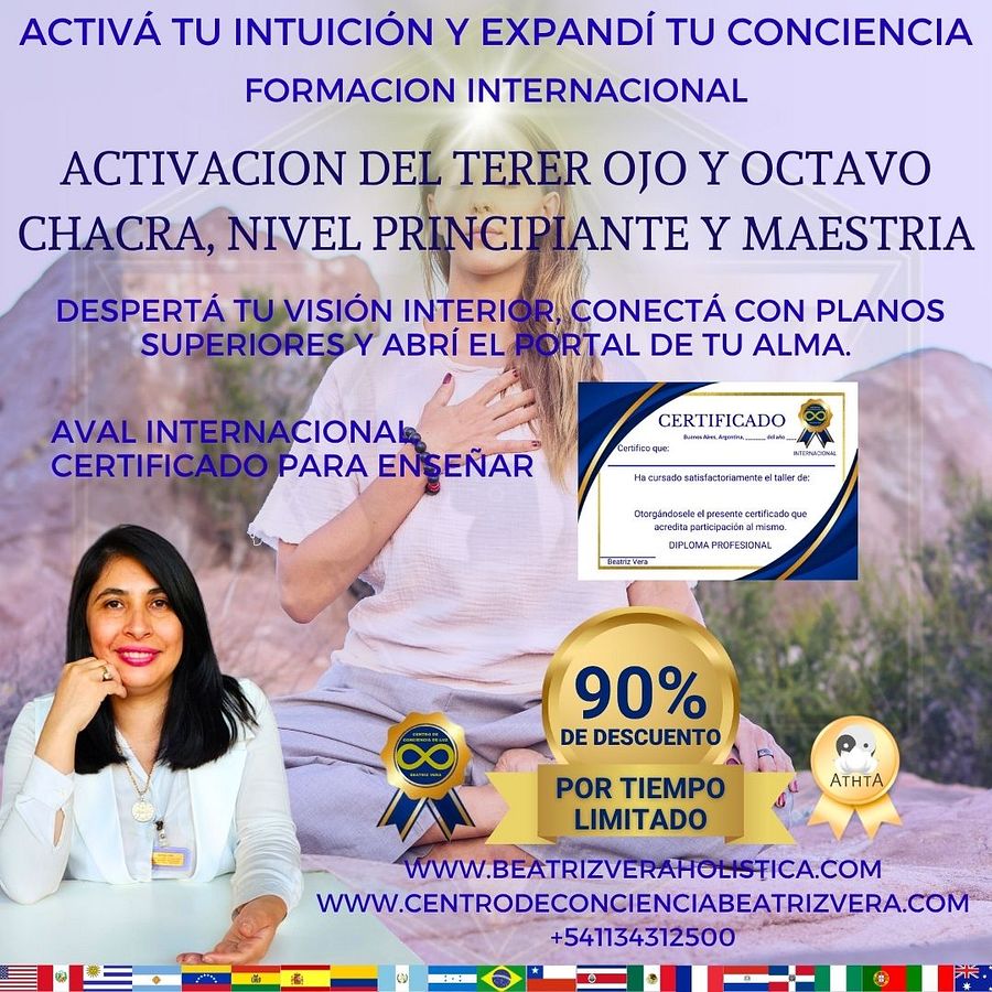 Activación del tercer ojo y octavo chakra con maestría (clases diferidas) product image (1)