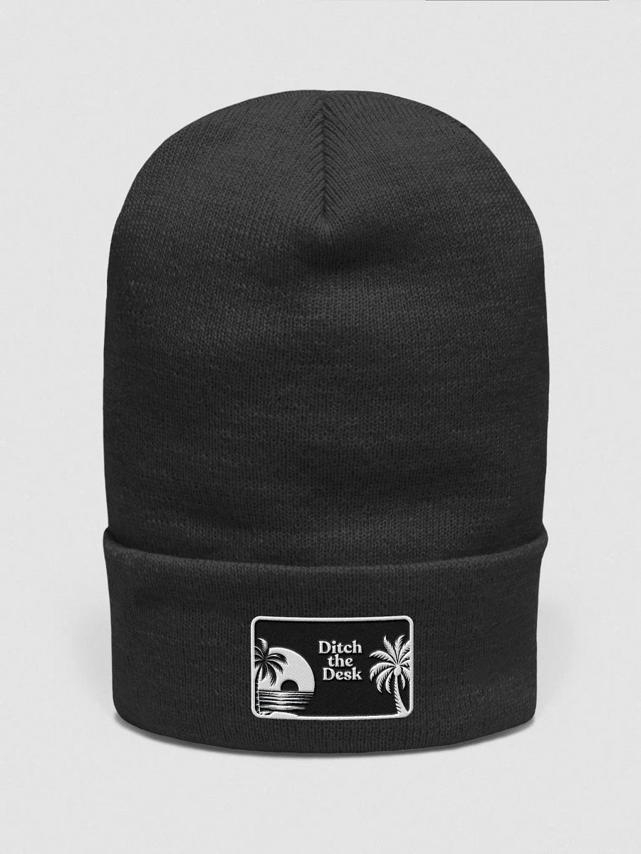 Tropical Sunset Cuffed Beanie | Ditch the desk product image (2)