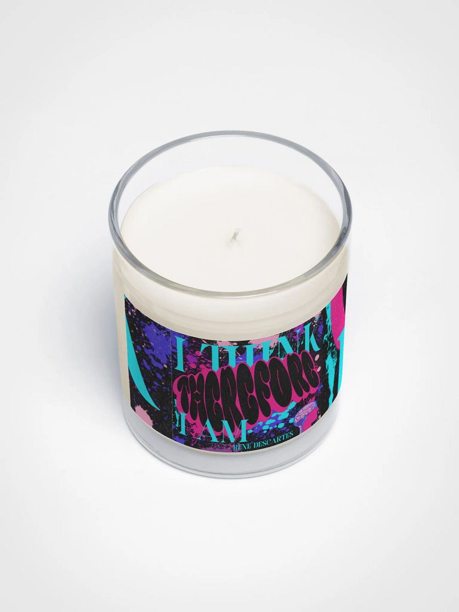 i THINK, THEREFORE I AM, SOOTHING AROMA SOY WAX CANDLE product image (3)