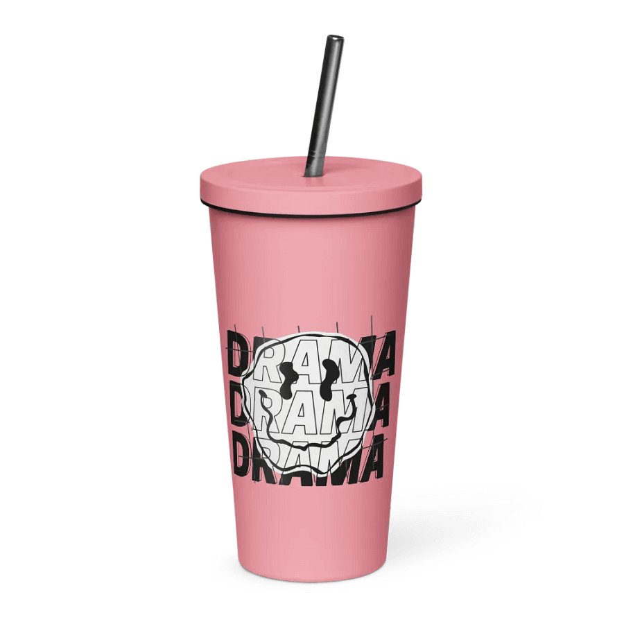 Vaso de acero inoxidable con pajita product image (3)