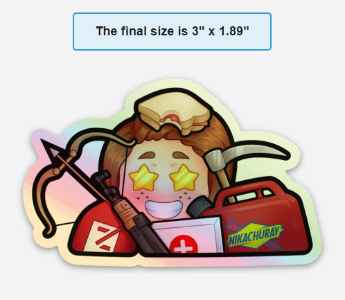 Loothorse NikachuRay Holographic Sticker product image (1)
