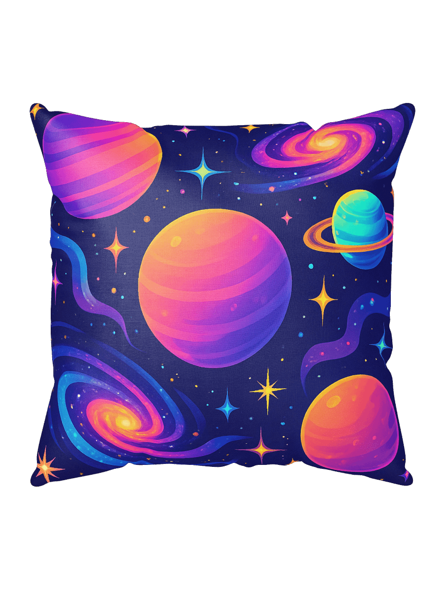 Space & Planets Walk Modern All-Over Pillow product image (7)