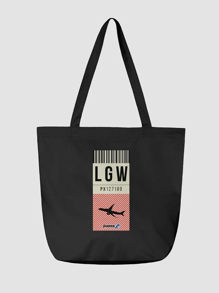 London Gatwick (LGW) Stylish Luggage Tag Tote Bag product image (2)