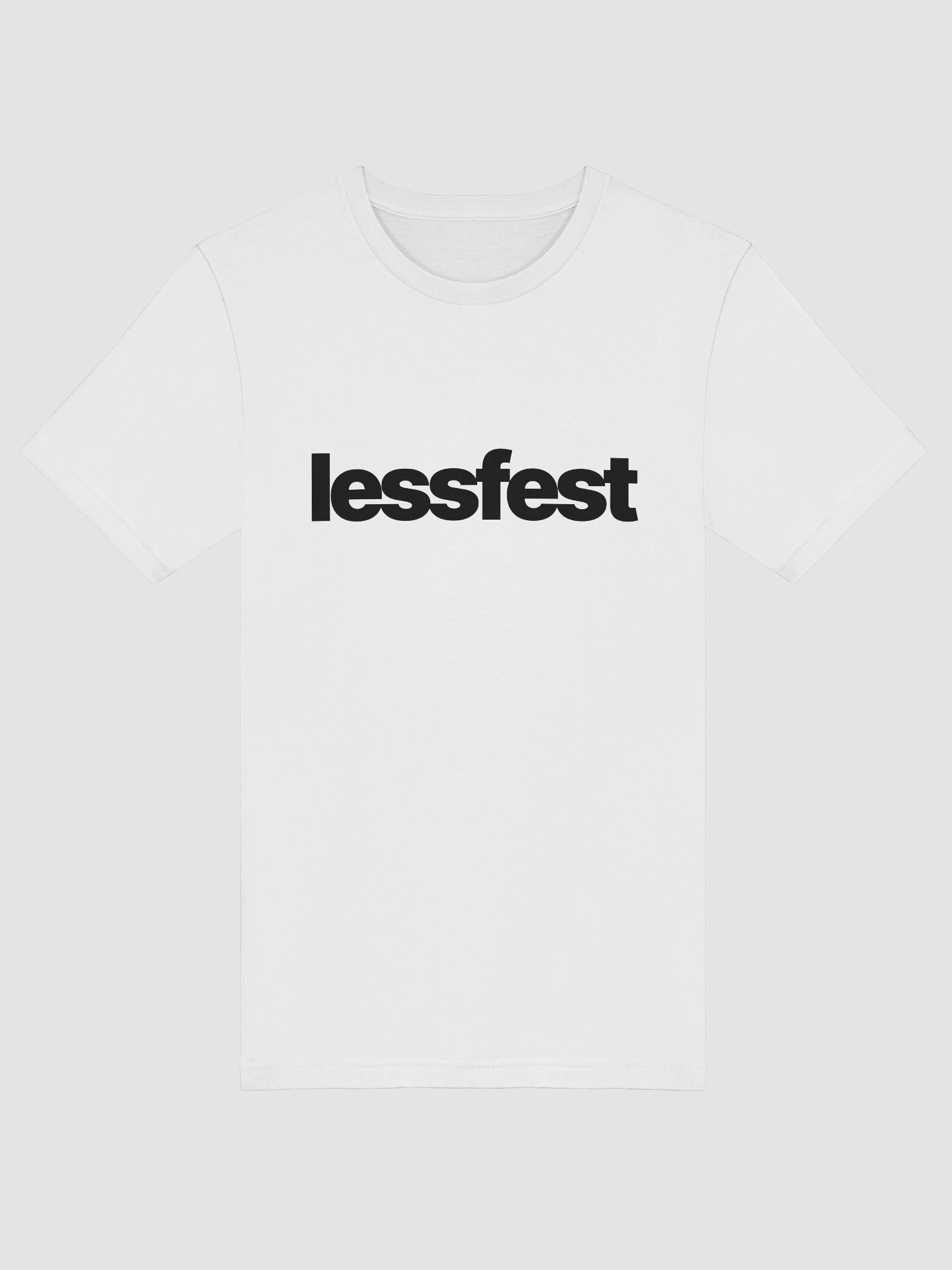 lessfest 9 shirt (dark text) product image (5)