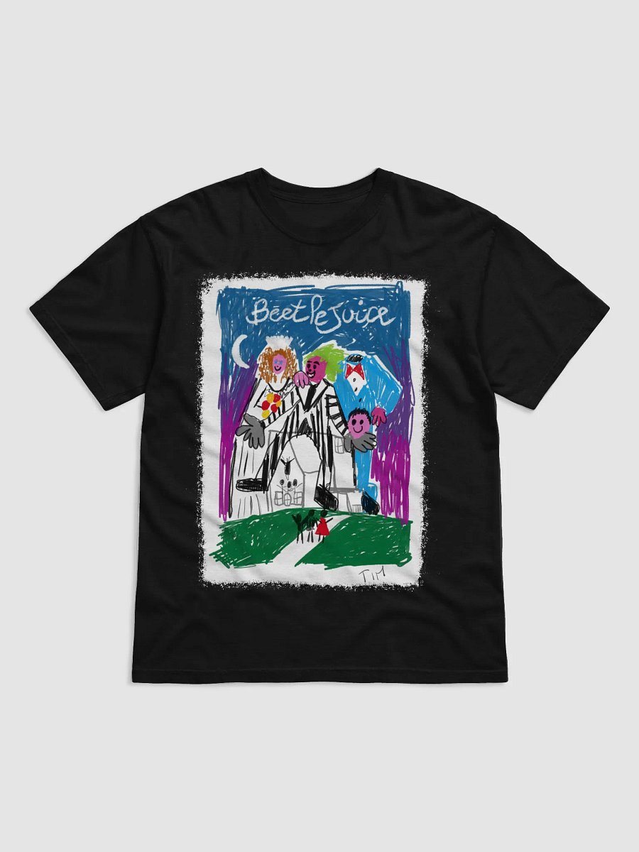 💀 “BEETLEJUICE” – Handbook for the Recently Deceased Crayon Tee Unisex Iconic Movie Style👻💜 product image (2)
