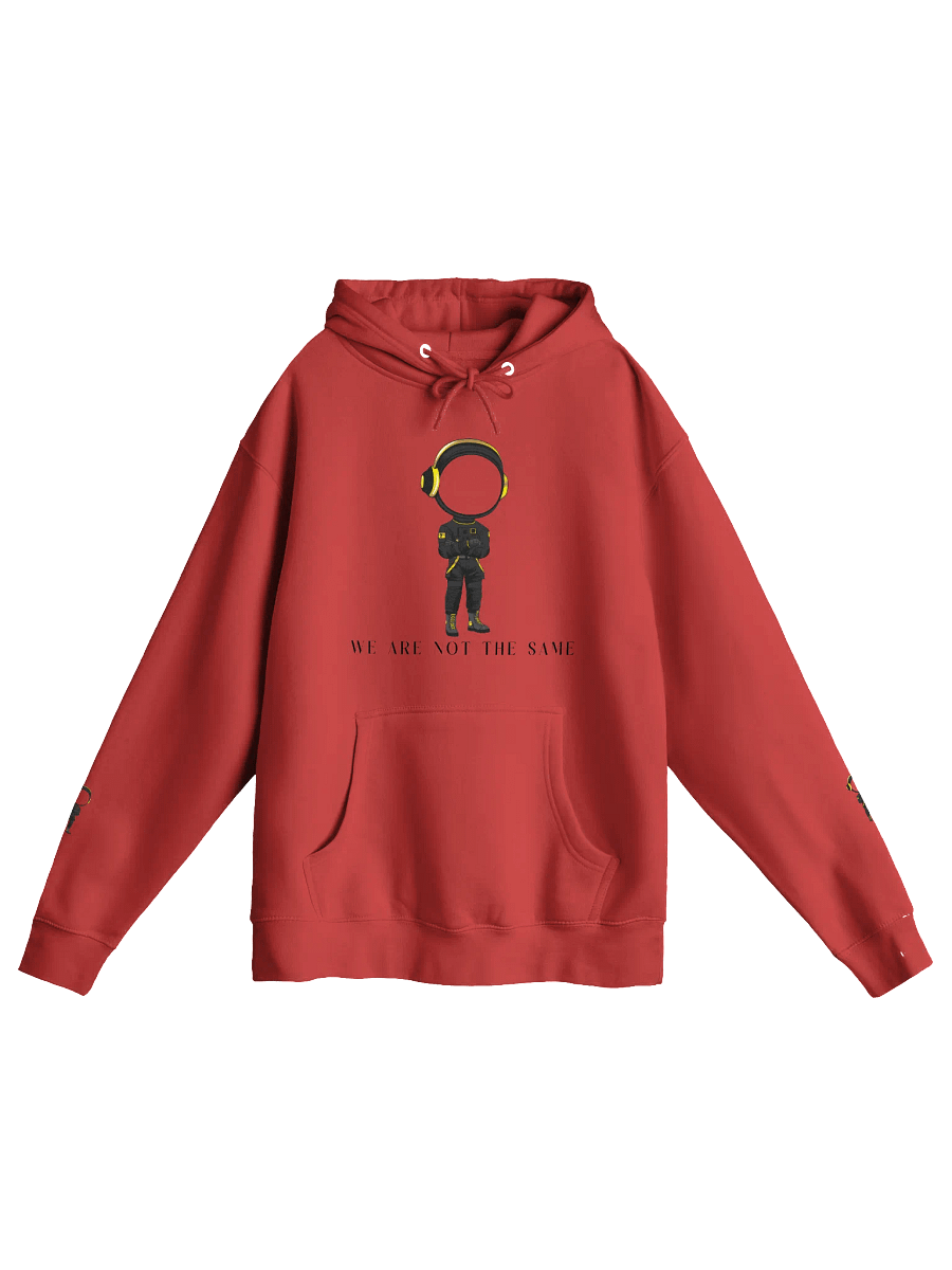 BLACK ASTRONAUT "WE ARE NOT THE SAME" FRONT & AMBITION UNIVERISTY CIRCLE LOGO BACK product image (13)