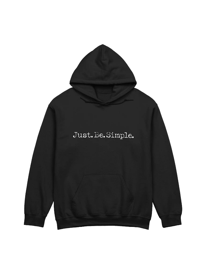 Just Be Simple Black Hoodie product image (1)