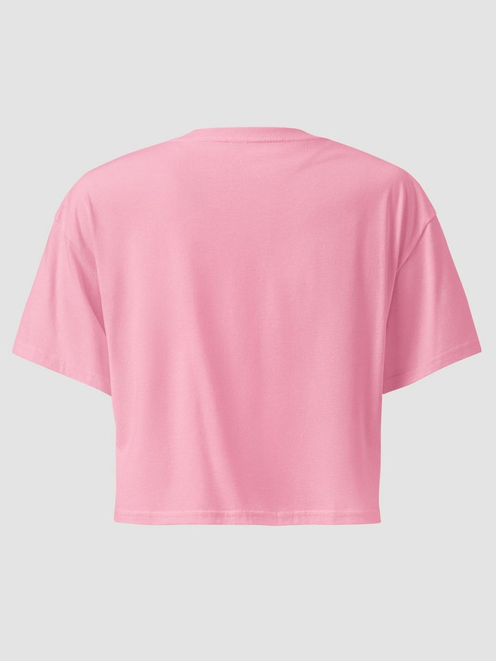 "SelfLove" Women's Premium Crop Top – Bubblegum Pink Edition product image (2)
