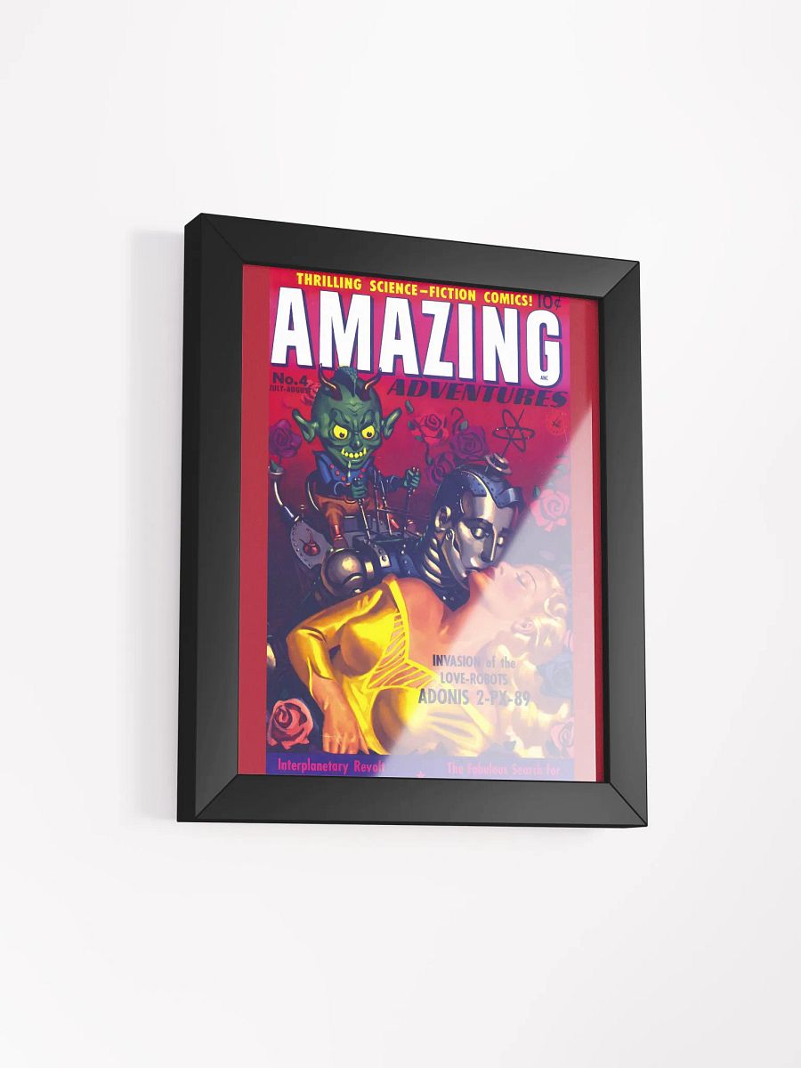 Love-Robots Invasion Vintage Poster product image (27)