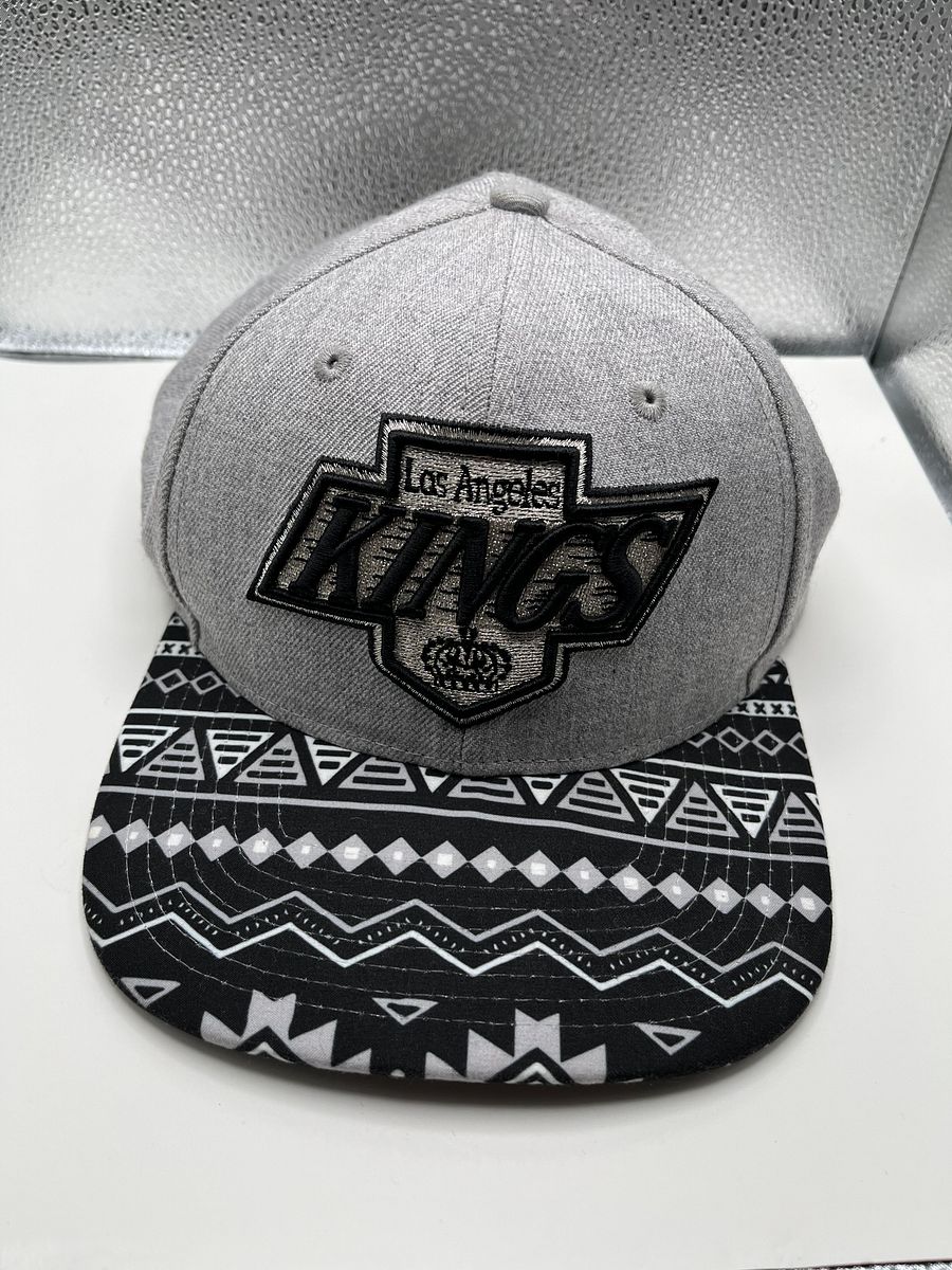 Los Angeles Kings New Era 9Fifty White Moziac Snapback Hat product image (1)