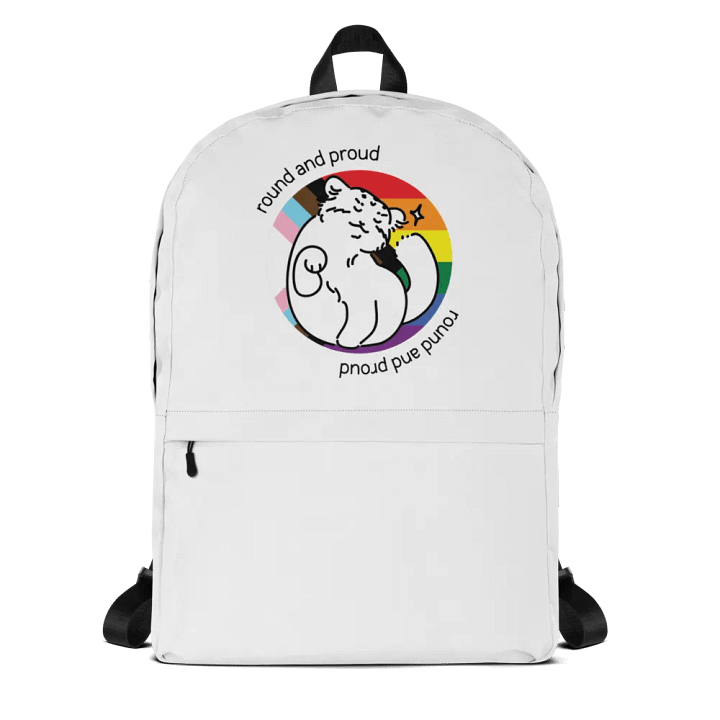 Round and Proud Manul Pride Version - Backpack product image (1)