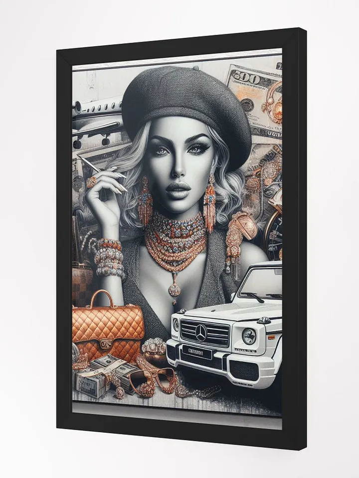 Rich Girl Code Rich Life Wall Art product image (3)