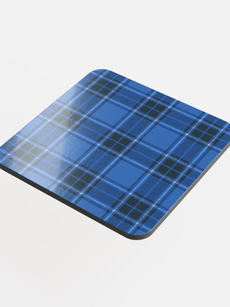 Blue Plaid Cork Coaster product image (4)