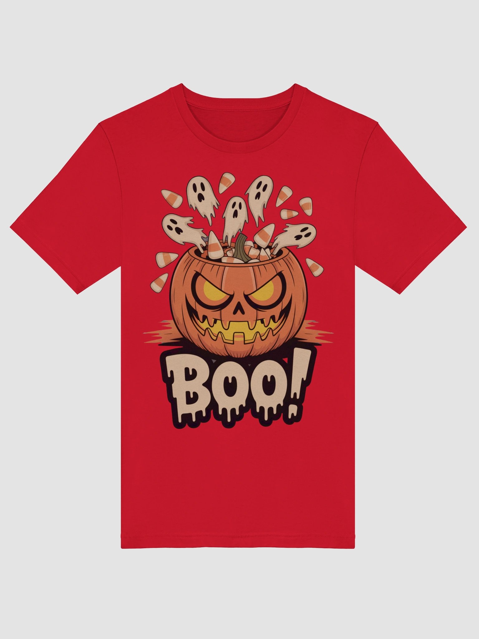 Sinister Exploding Pumpkin Halloween T-Shirt product image (101)