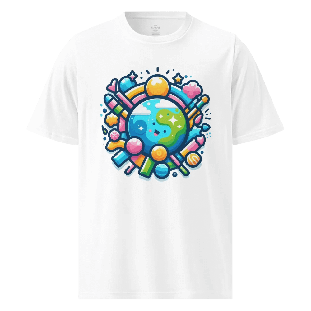 Cheerful Globe Creativity Illustration Print product image (1)