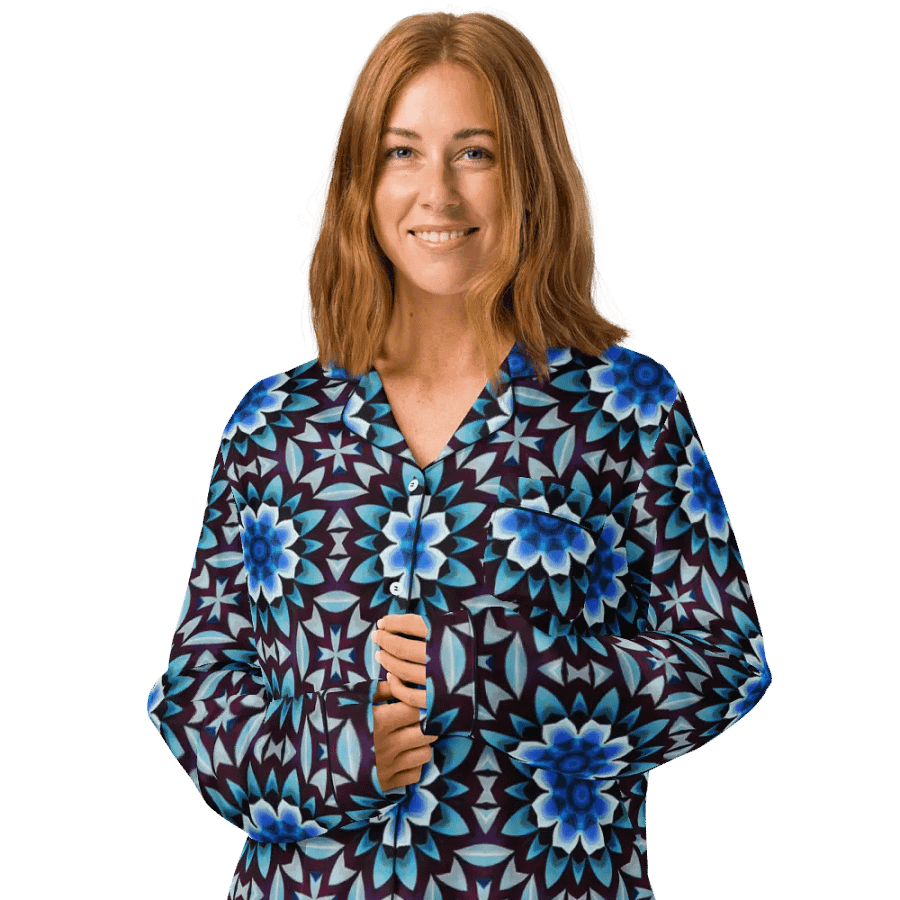 Chic Comfort: Silky Long Sleeve Pyjama Top product image (3)