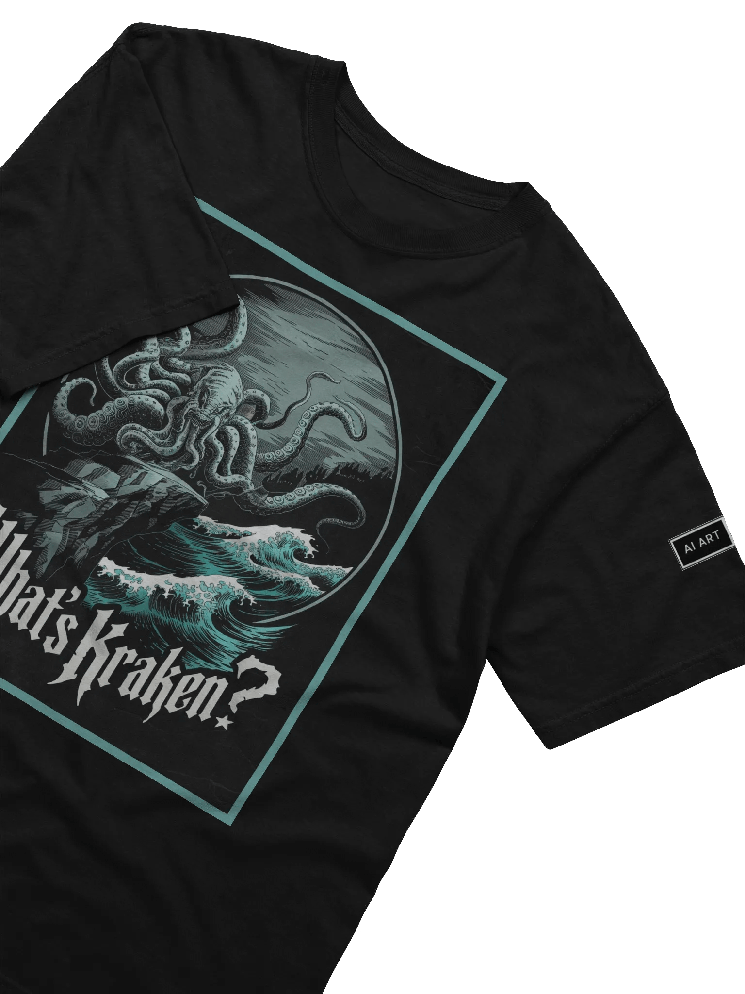 "WHAT'S KRAKEN" 100% cotton T-shirt product image (3)