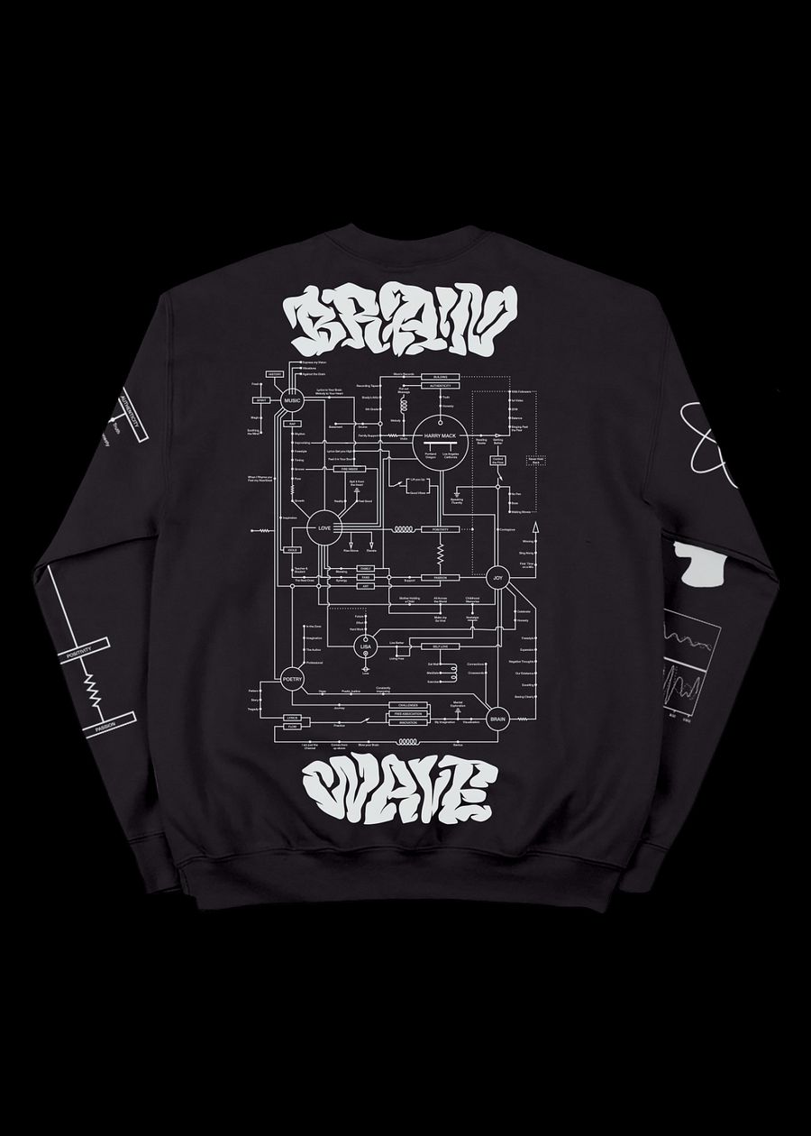 Brain Wave Crewneck Sweatshirt product image (2)