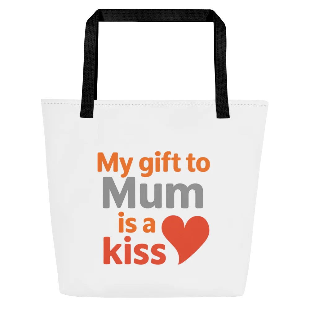 Mum's Kiss All-Over Tote Bag product image (1)