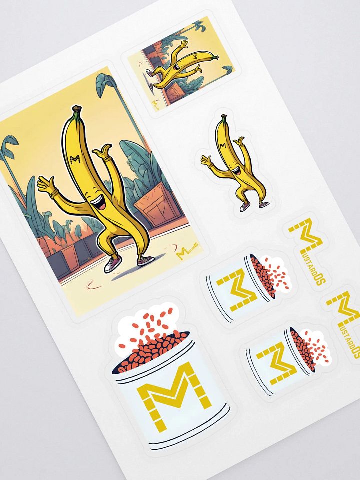 Beans and Banana Stickers product image (1)