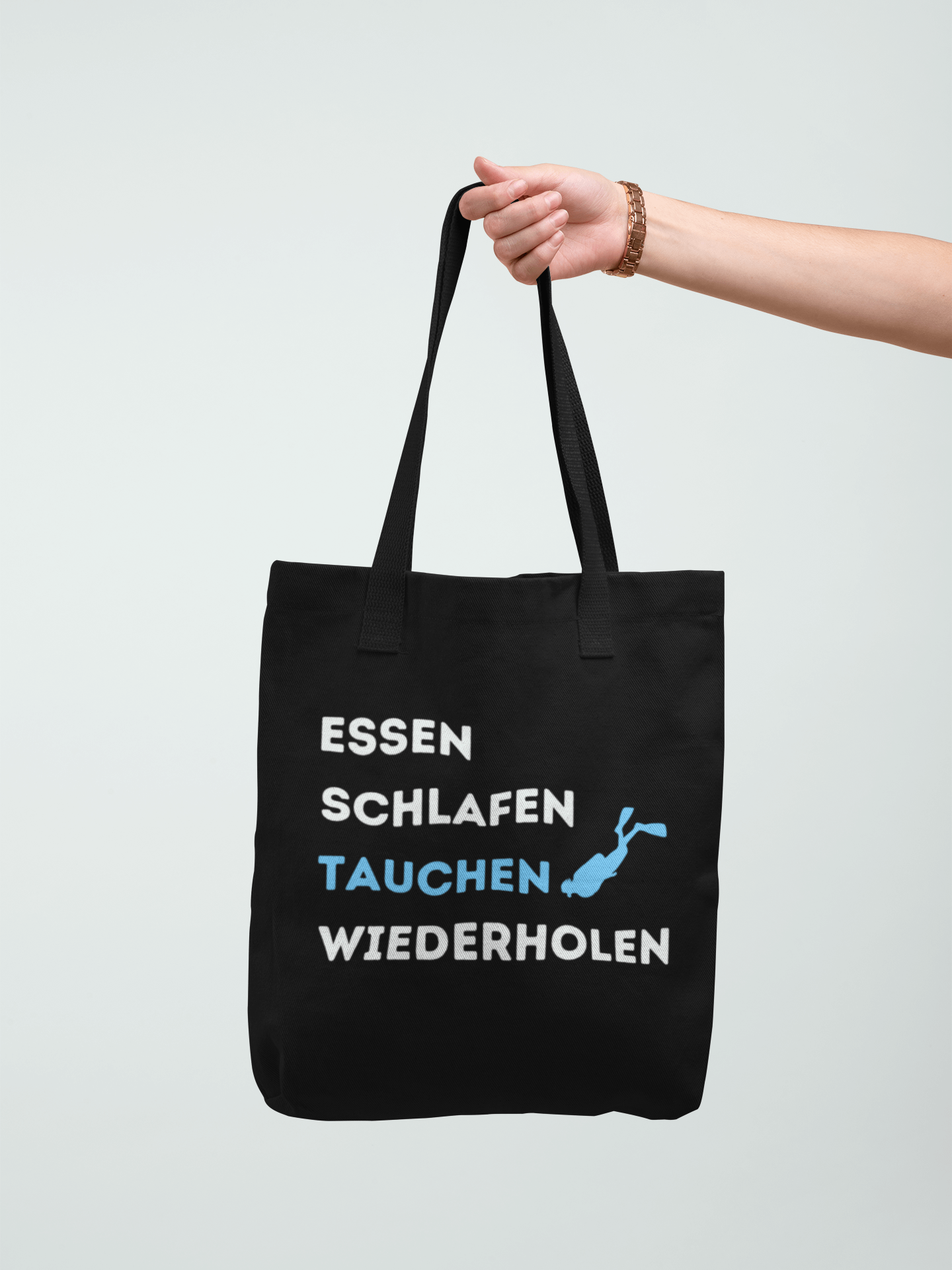 Essen Schlafen Tauchen Tote Bag product image (1)