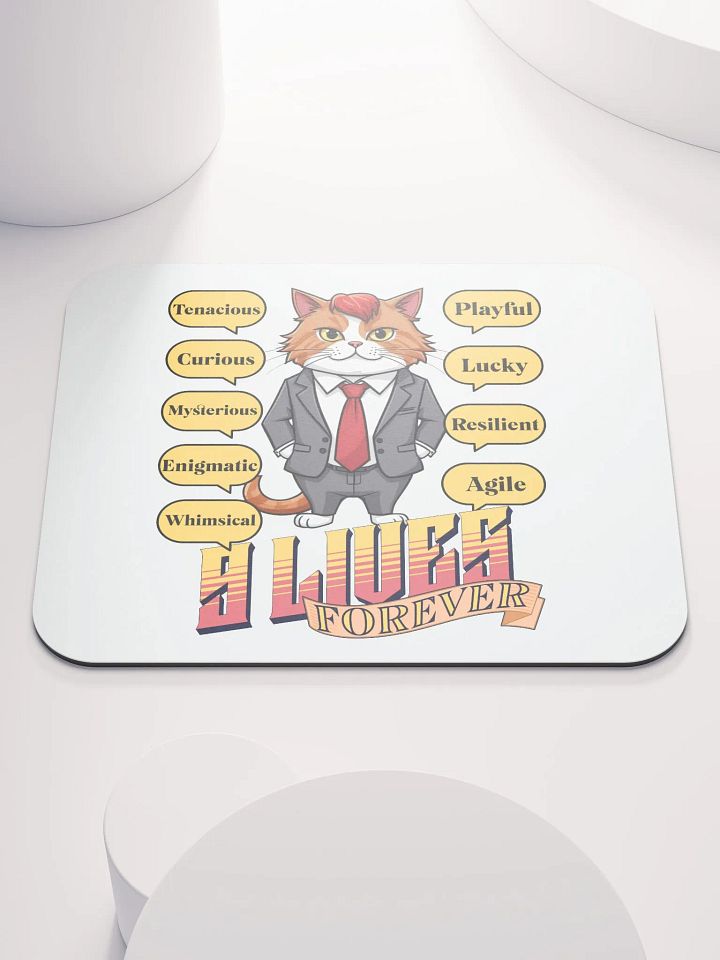 9 Lives Forever Business Mouse Pad product image (1)