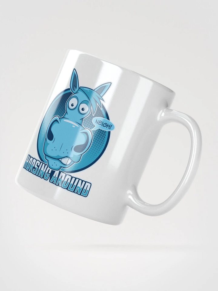 Funny Retro Horse Lover Coffee Mug – Horsing Around product image (2)