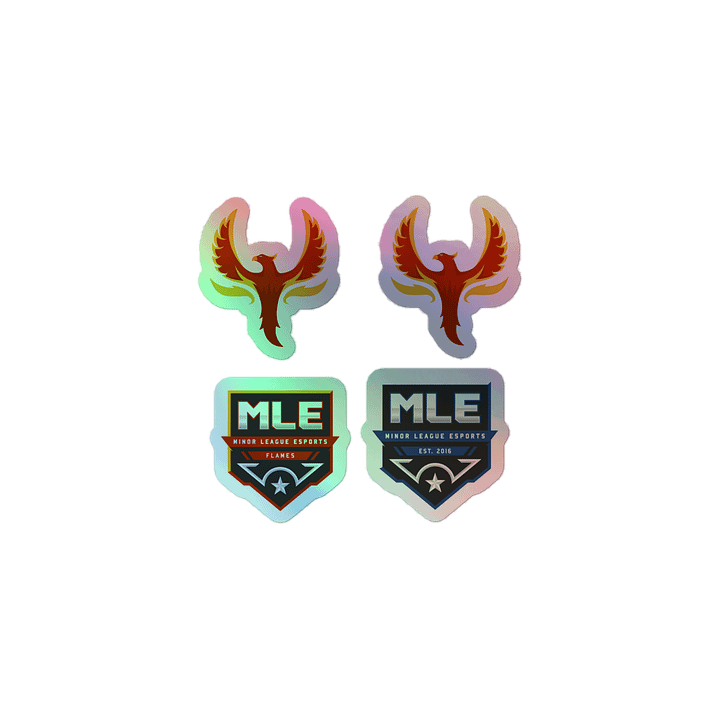 Flames Holographic Sticker Sheet product image (1)