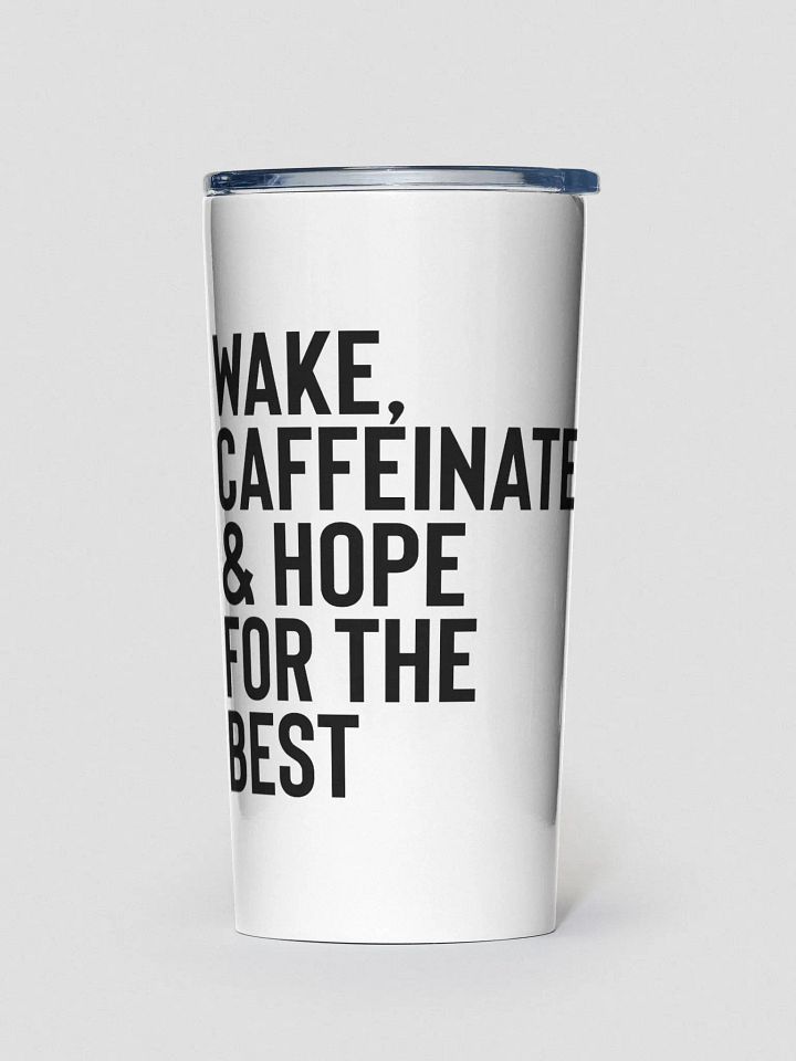 Wake & Caffeinate Travel Tumbler product image (1)