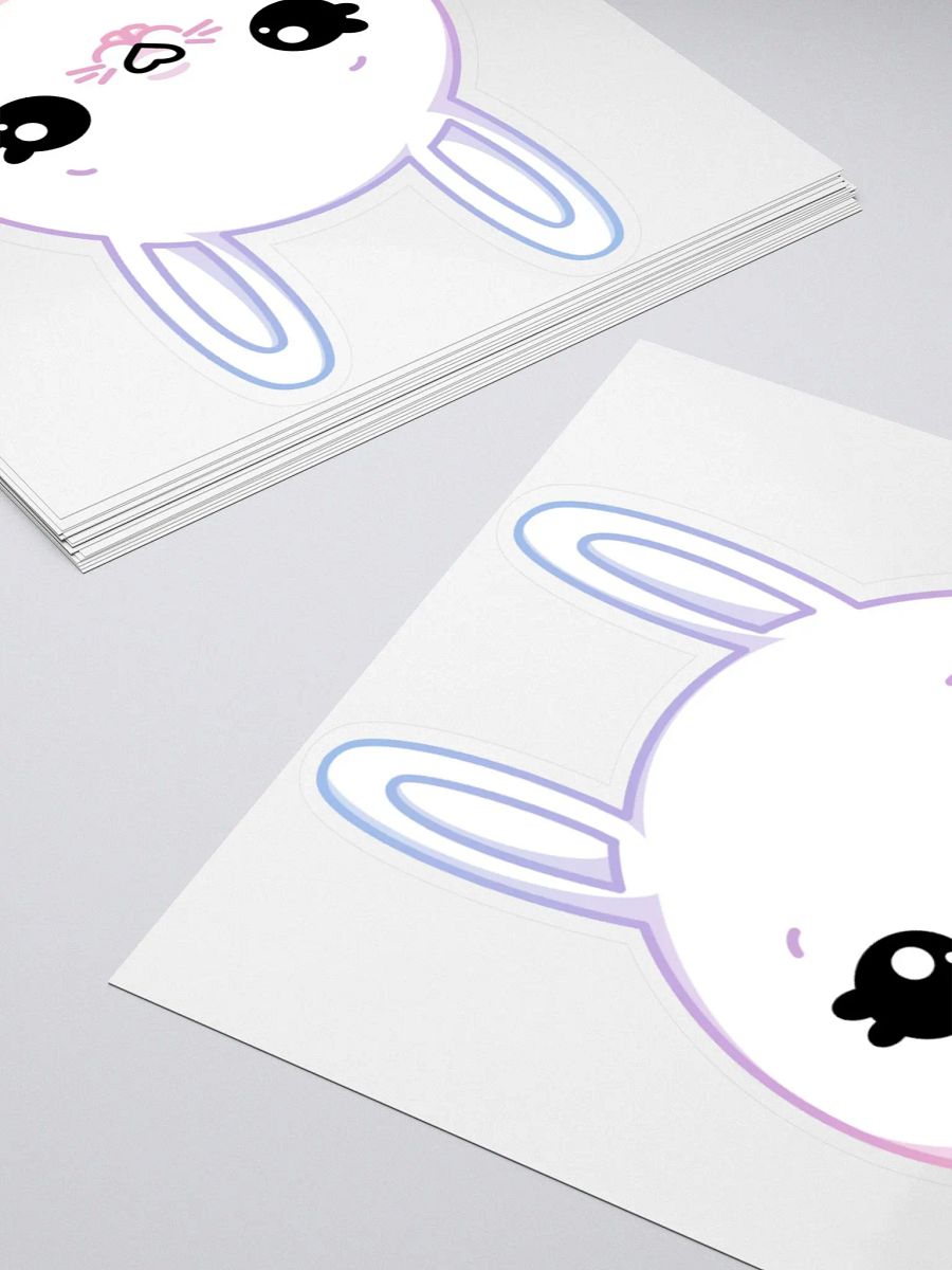 Sunset Bunny Sticker product image (10)