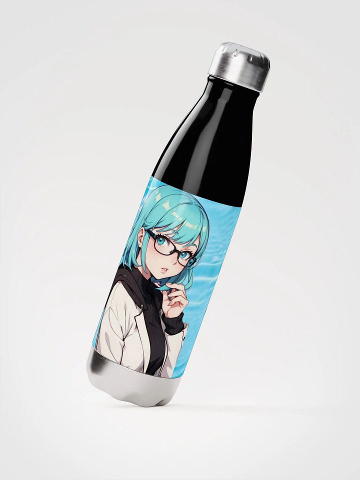 (Aqua WAIFU) K Stainless Steel Water Bottle product image (2)