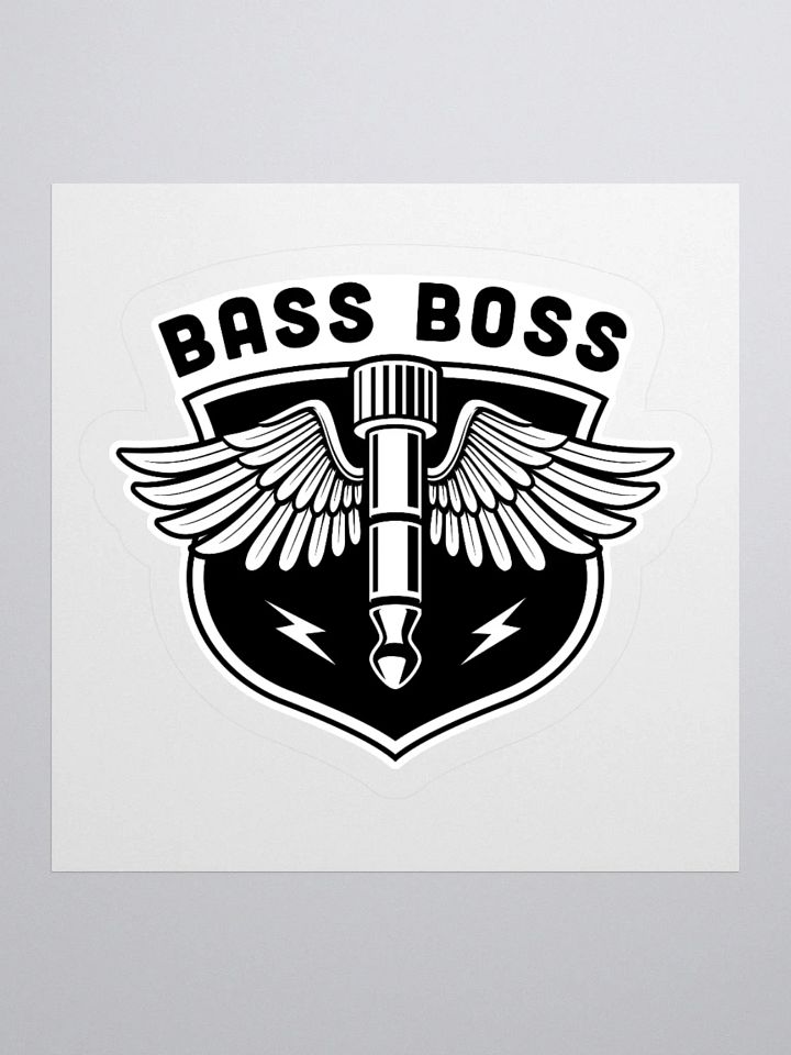 Bass Boss Sticker: Perfect for Music Lovers and Gamers product image (1)