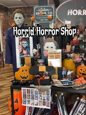 T@HORRID - Denver's Horror Shop  Such a cool shop with my fav things ever TRINKETS!!!! 🎃🔪⚰️👻✨ #halloween #horror #horrorshop #denver #colorado #spookyshop #spooky #scarymovie #slashersummer #halloweentok 