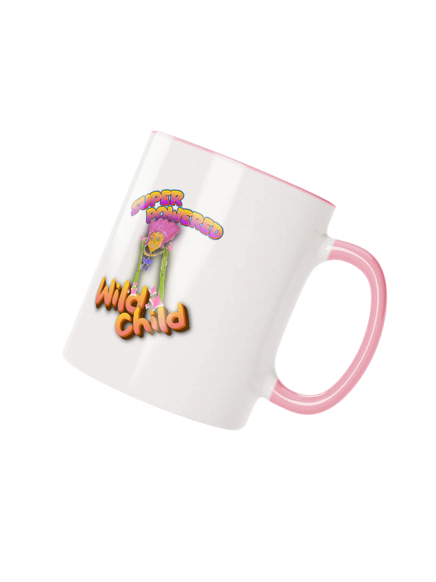 Super Powered Wild Child Ceramic Mug with Color Inside product image (21)