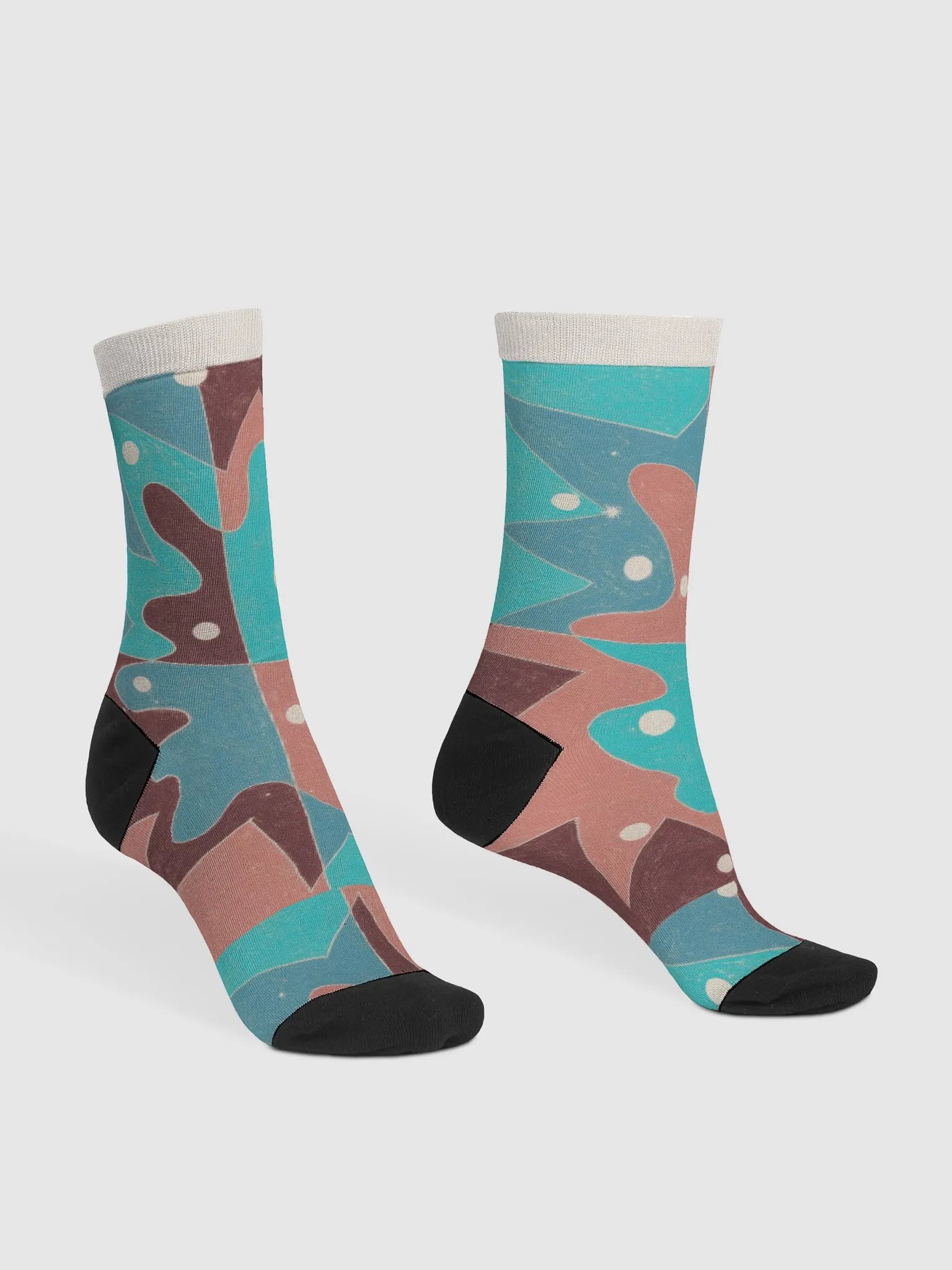 Cartoon College 1 crew socks product image (1)